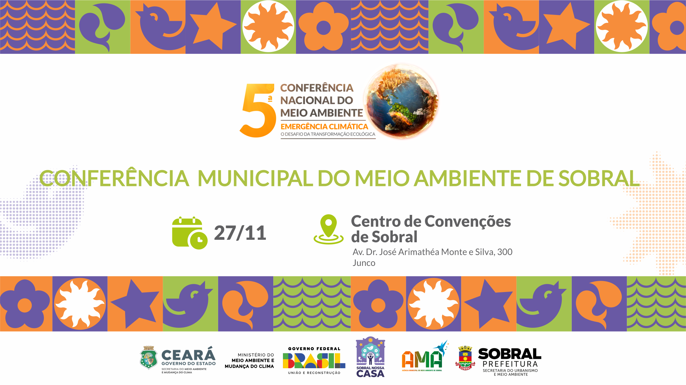 Sobral realizará Conferência Municipal do Meio Ambiente sobre a Emergência Cl...