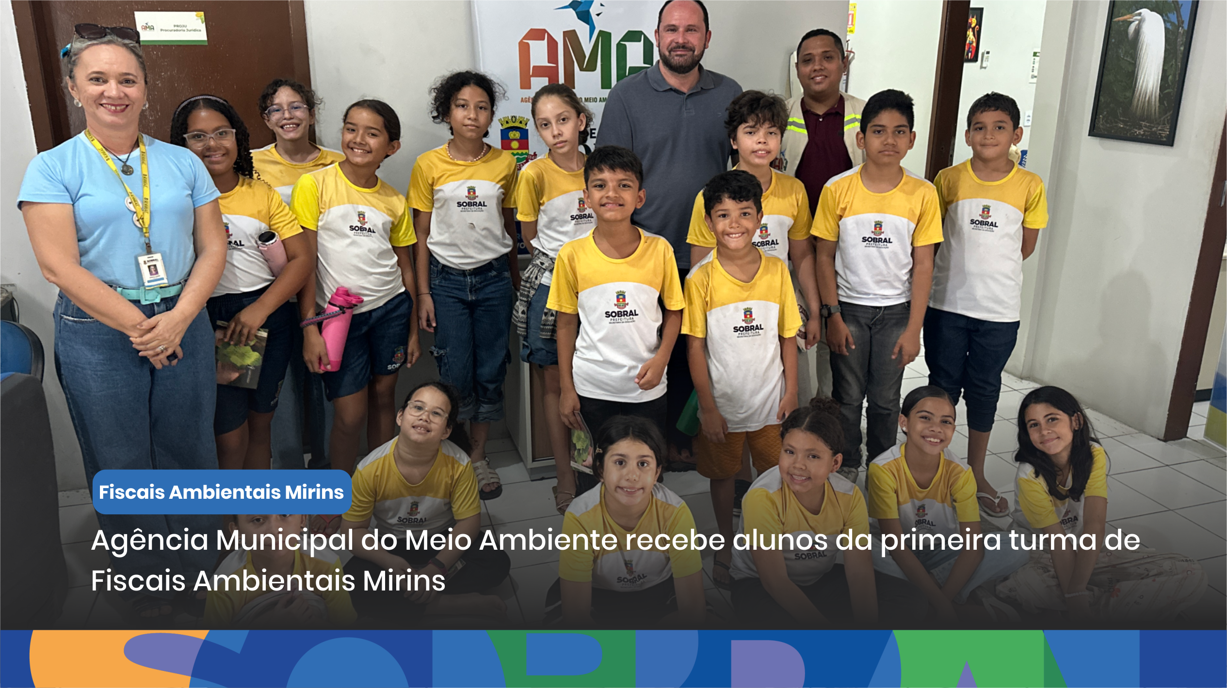 Agência Municipal do Meio Ambiente recebe alunos da primeira turma de Fiscais...