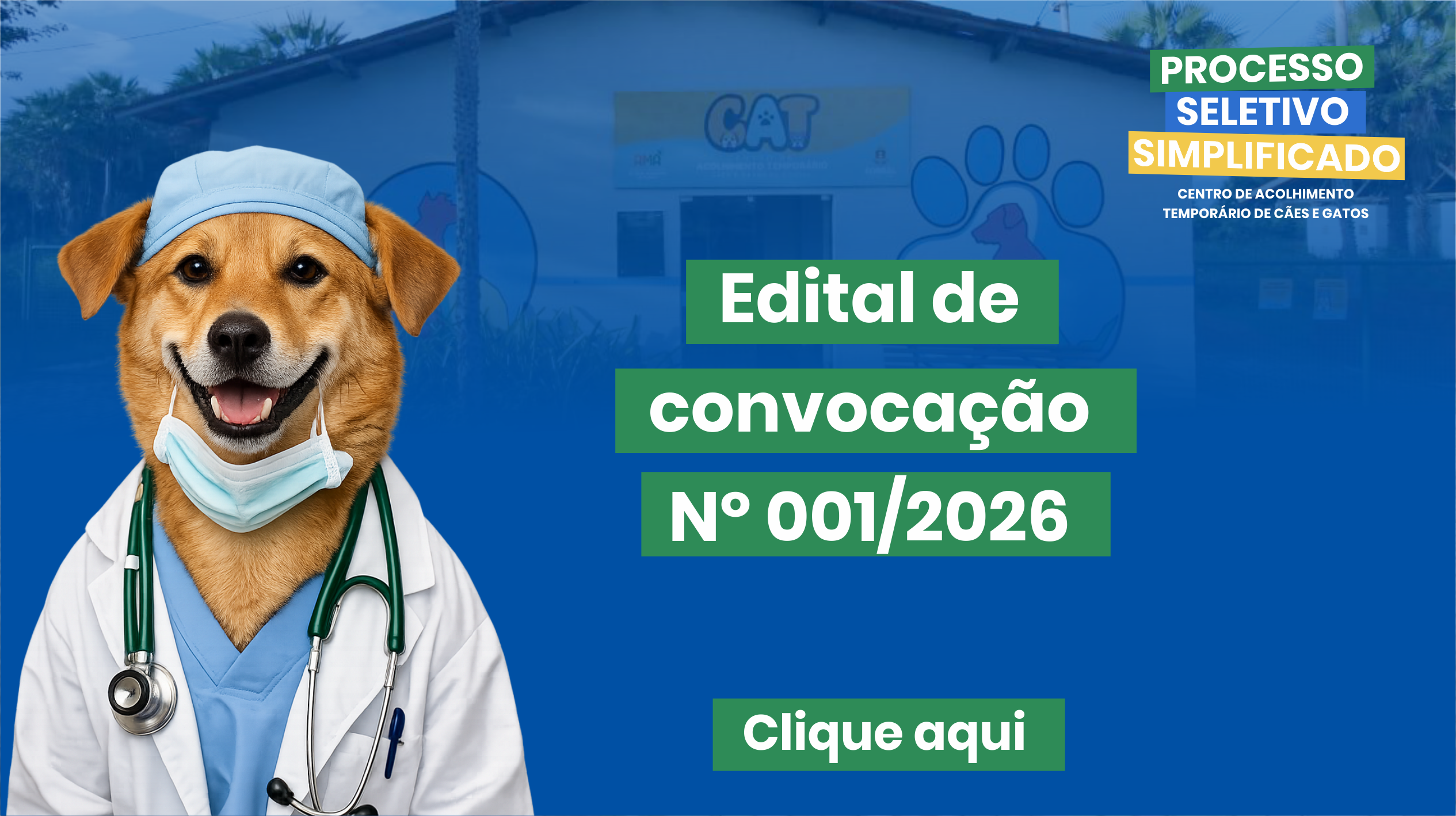  EDITAL DE CONVOCAÇÃO Nº 001/2026 - CAT