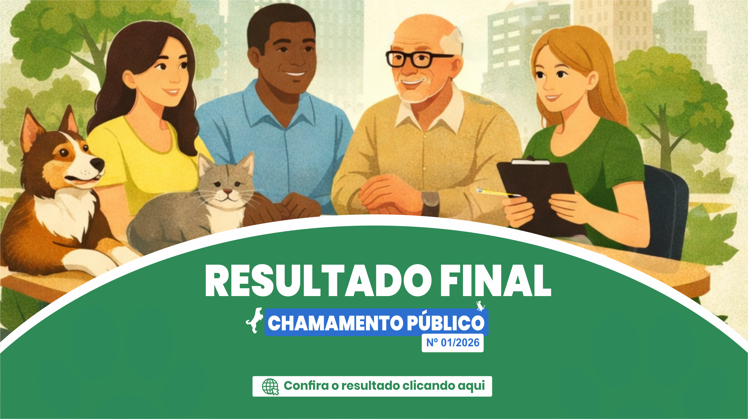 Resultado final do Chamamento Público nº 01/2026