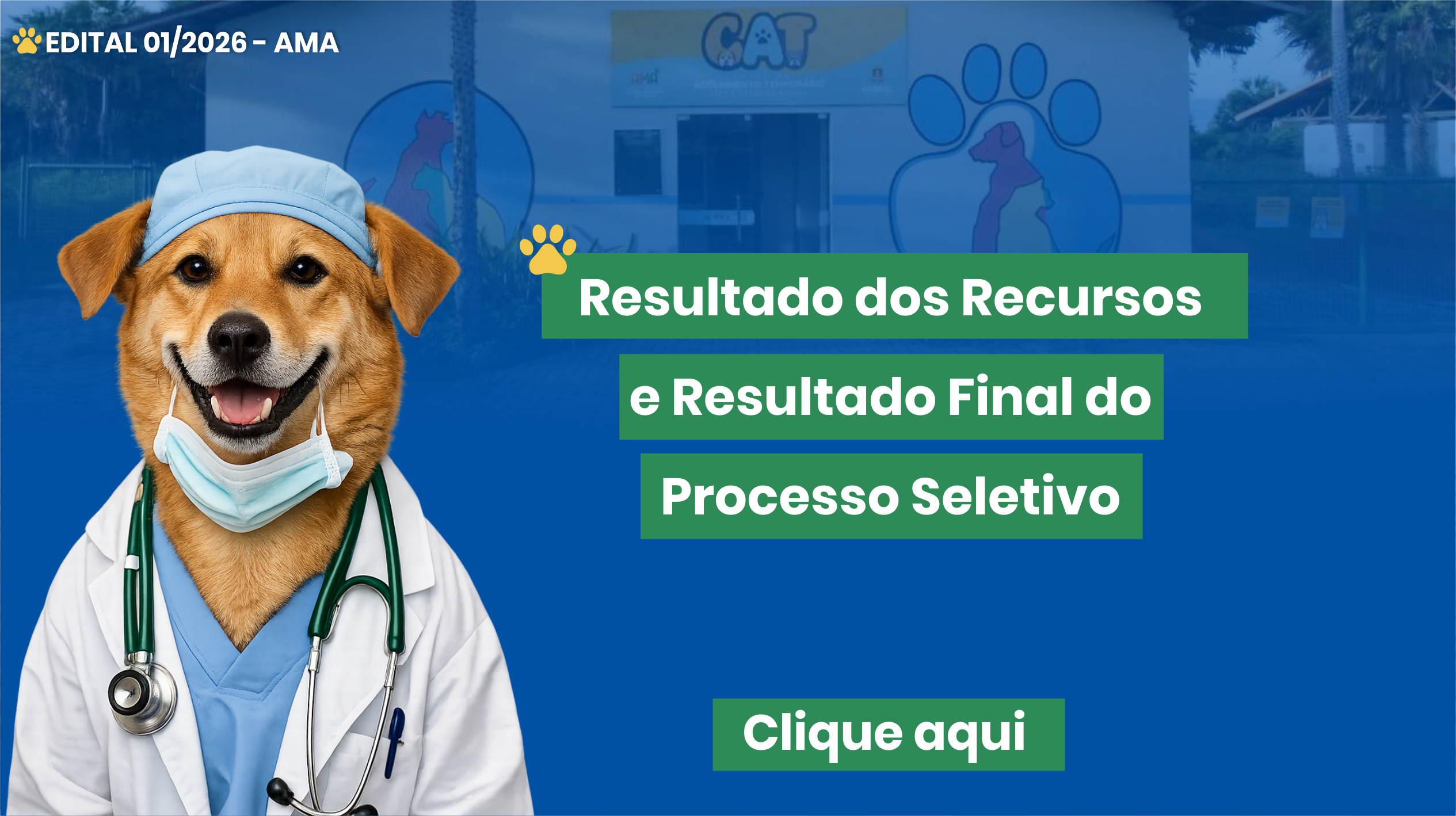Confira o resultado final da seleção do CAT