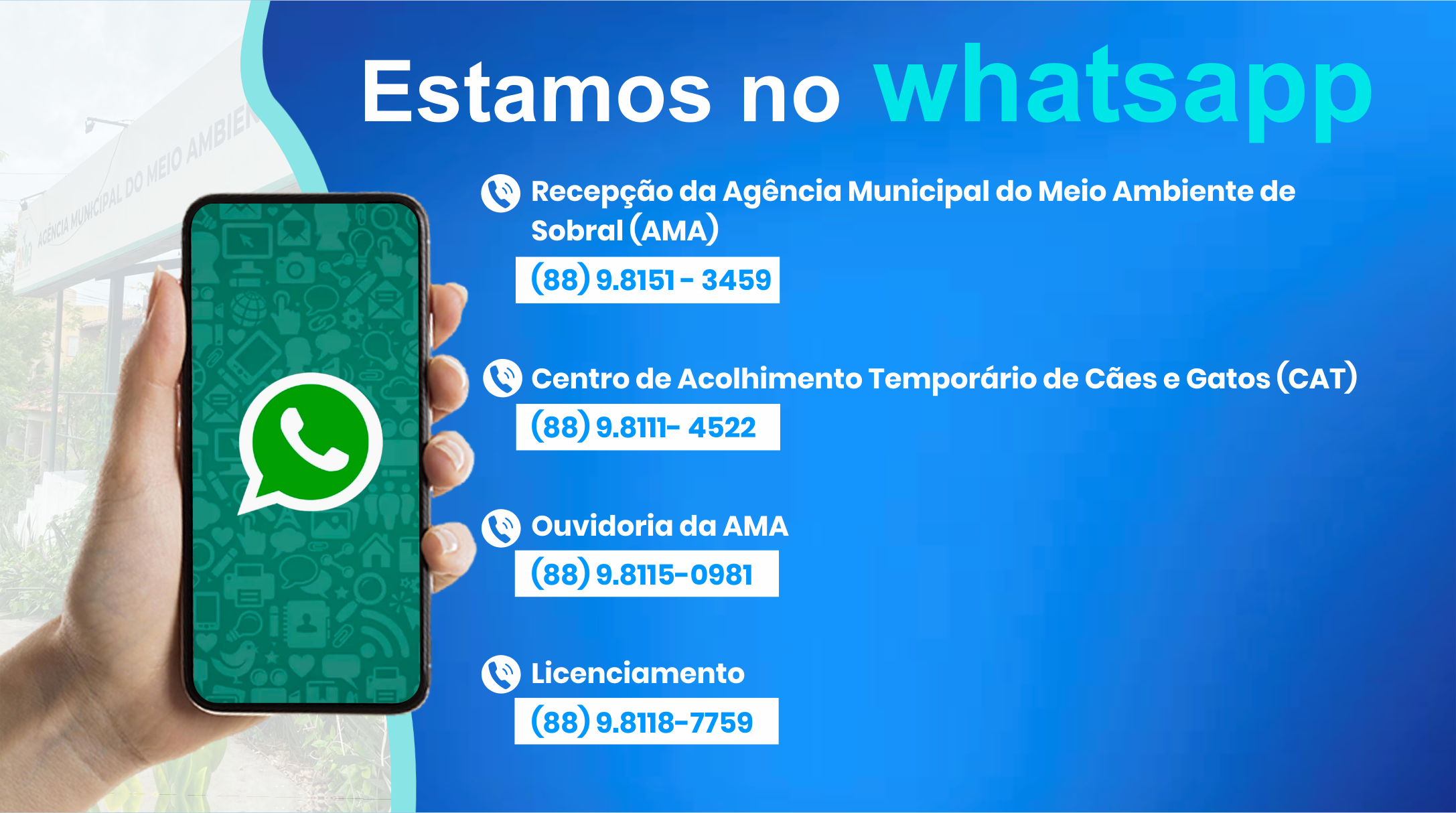 A AMA está no WhatsApp